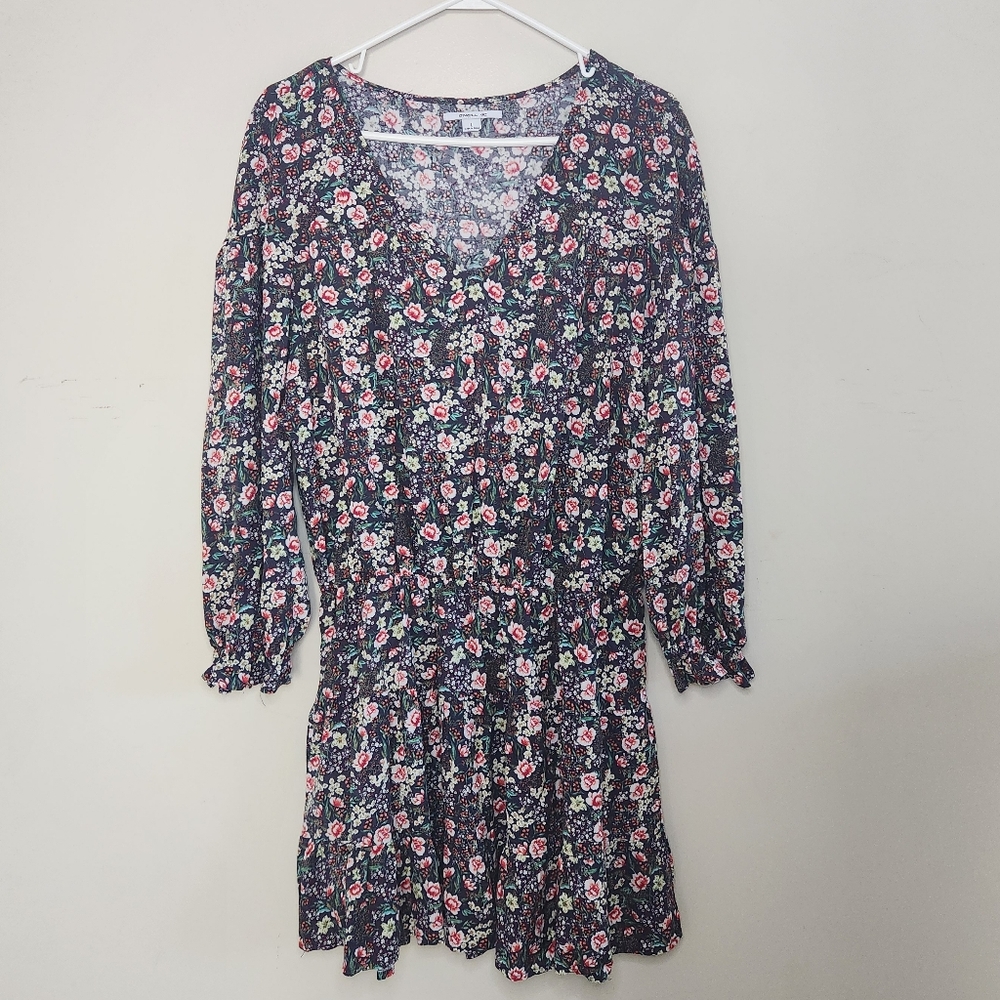 Women's O'neill Floral Print Dress Sz Large